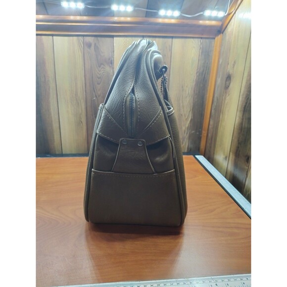 Vintage American Tourister Escort Tote Overnight Bag Luggage Brown - Picture 3 of 16